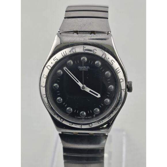 Vintage 1999 Swatch Quartz Watch Irony in-Centric YLS112 New Battery Runs - Picture 2 of 11